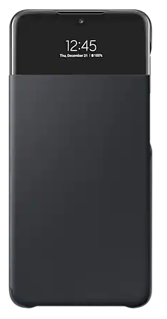 S View Wallet Cover EF-EA326 für das Galaxy A32 5G, Black Handyhülle