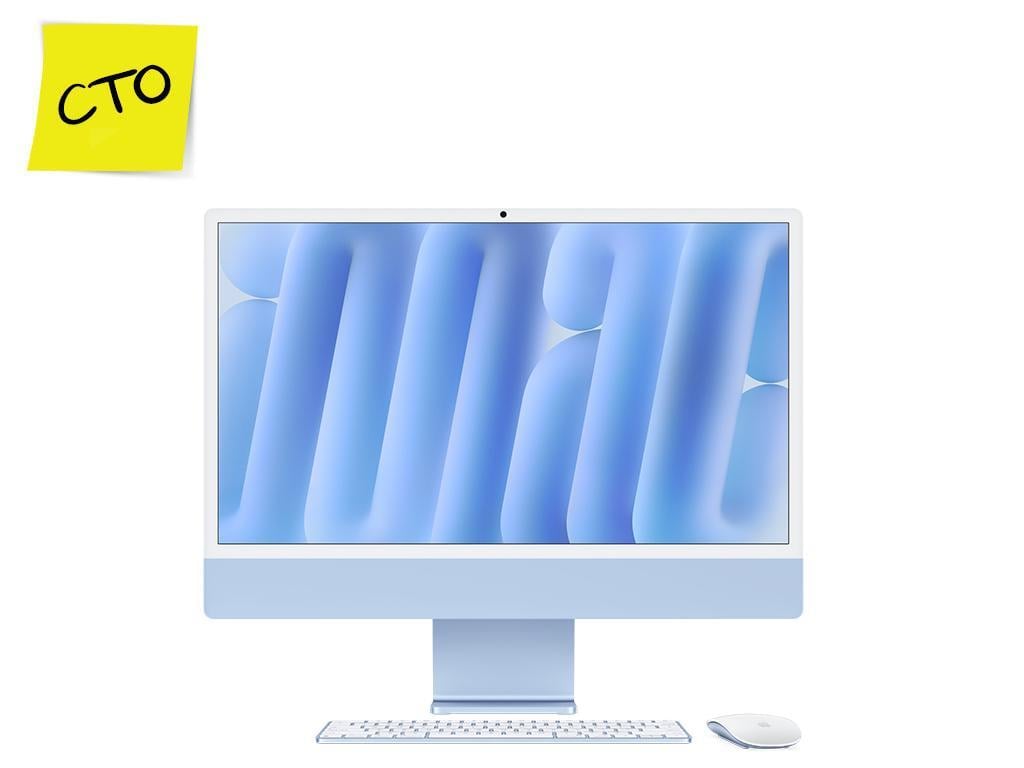 iMac 24 Blau CTO M4 10-Core CPU (32GB,2TB,TID.Num.)