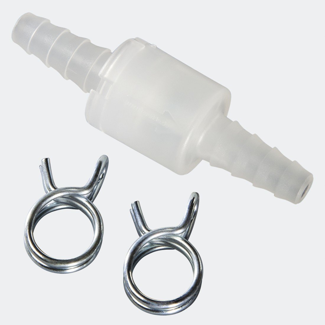 Rückschlagventil, mit 2 Schlauchschellen (00111398)