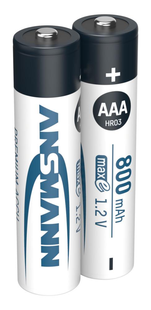 NiMH Akku Micro AAA 800 mAh maxE 2er Blister Akku
