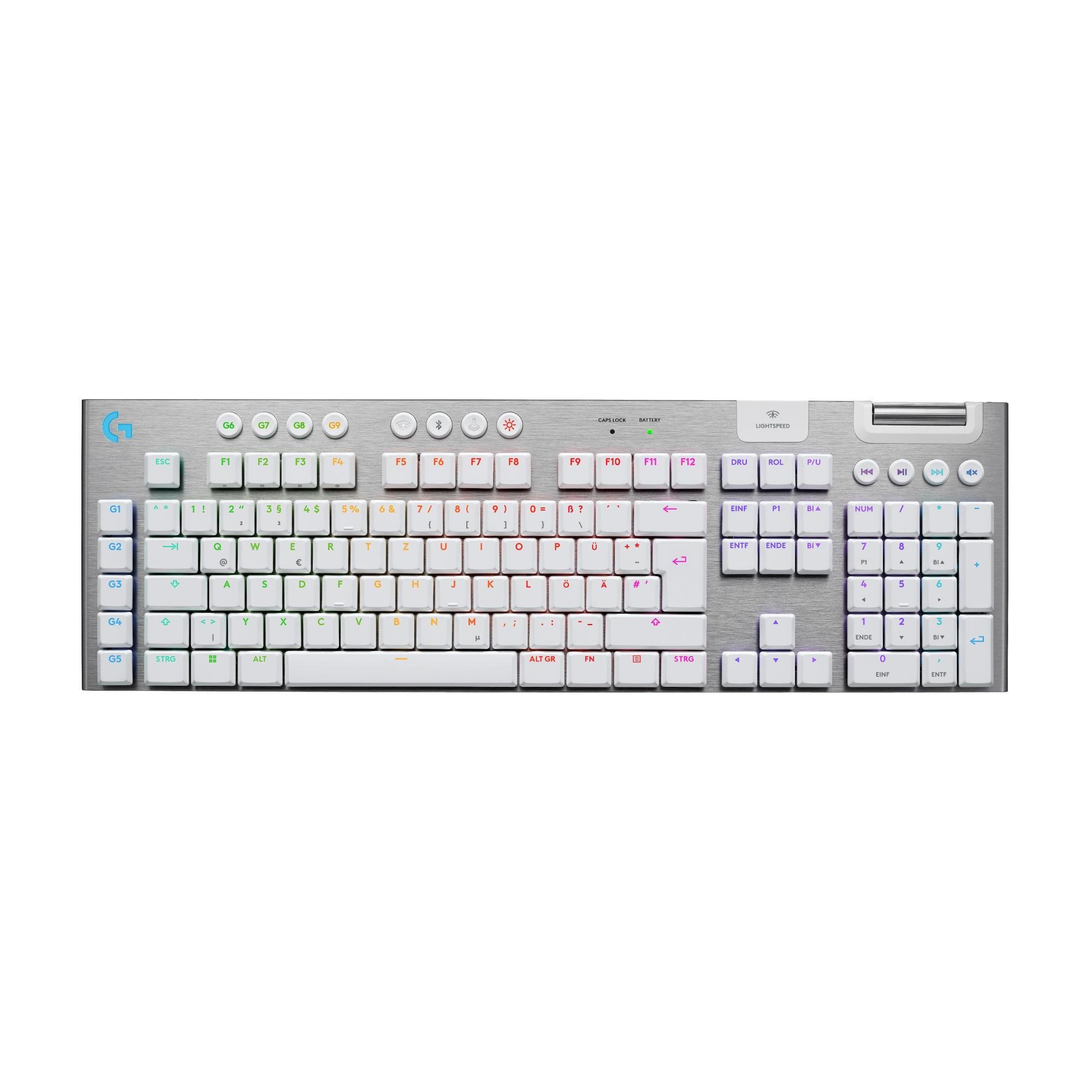 G915 X LIGHTSPEED Taktile kabellose Gaming-Tastatur, Weiß