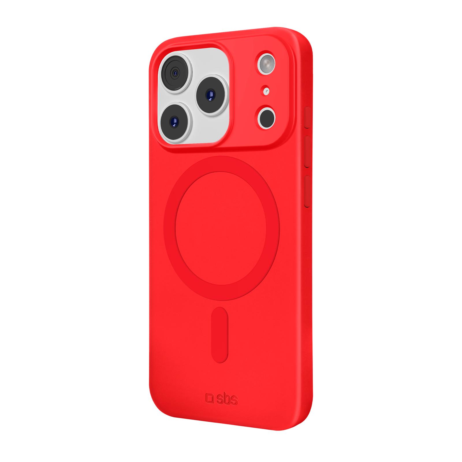 Instinct Mag - MagSafe-kompatible Hülle für iPhone 17 Pro, Red
