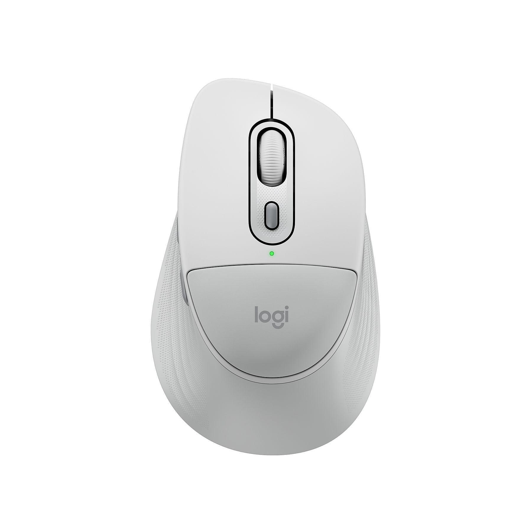 Signature Comfort Plus M850 L kabellose Maus, Weiß