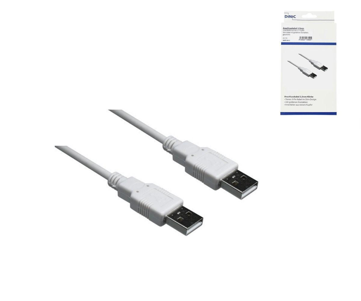 USB 2.0 Hi-Speed Kabel A auf A Stecker, 1,80m