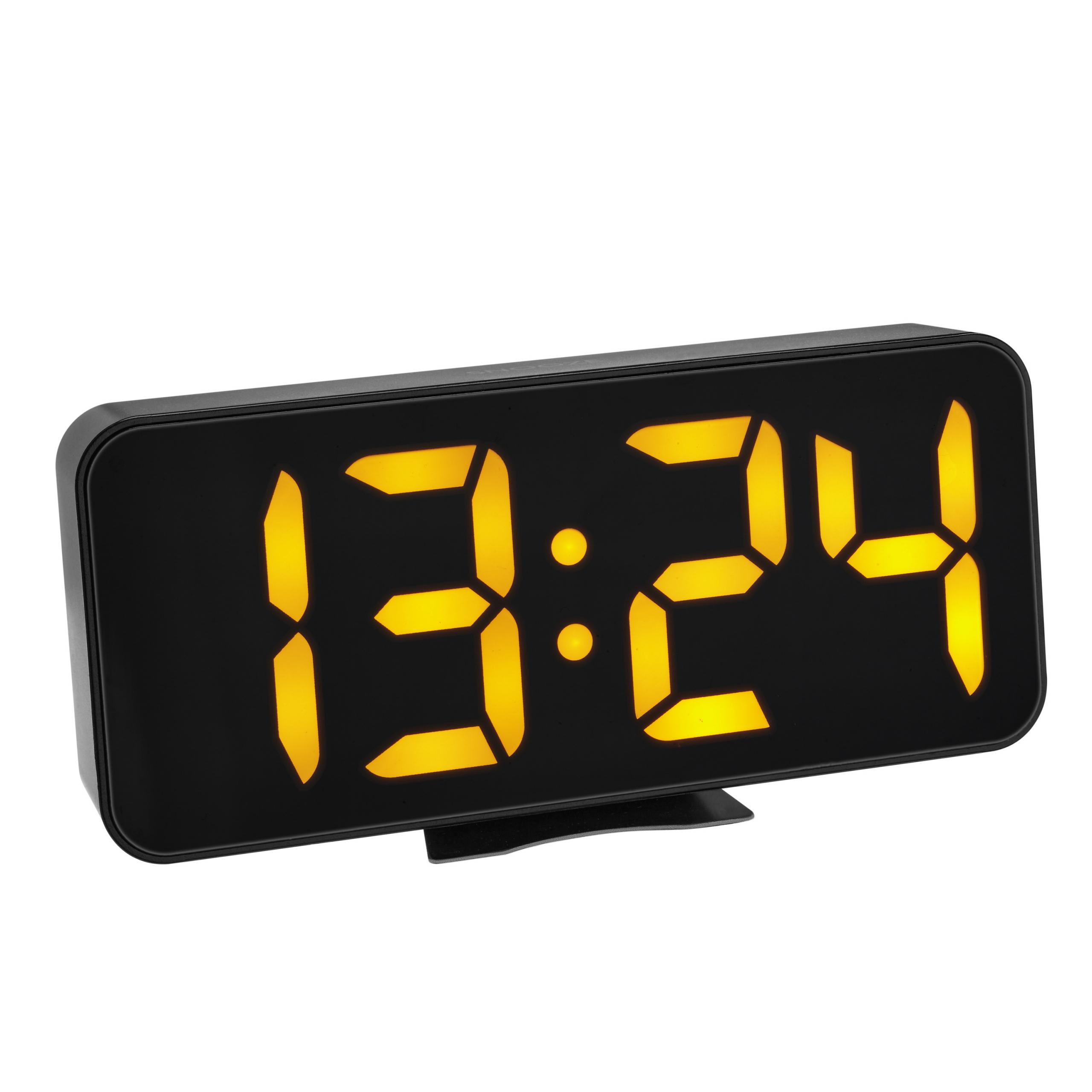 60.2027 Digitaler Wecker mit LED-Leuchtziffern