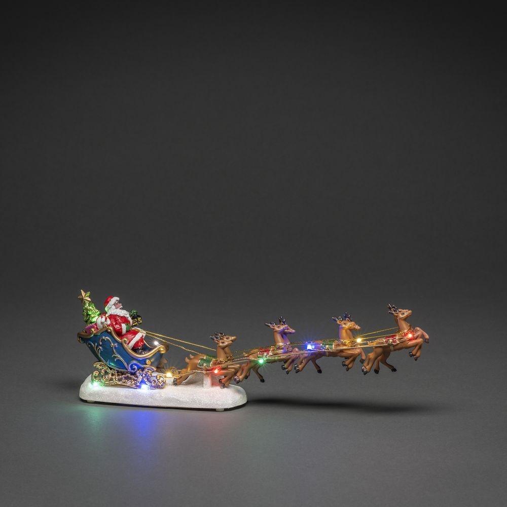 Weihnachtsmann Schlitten/Rentiere