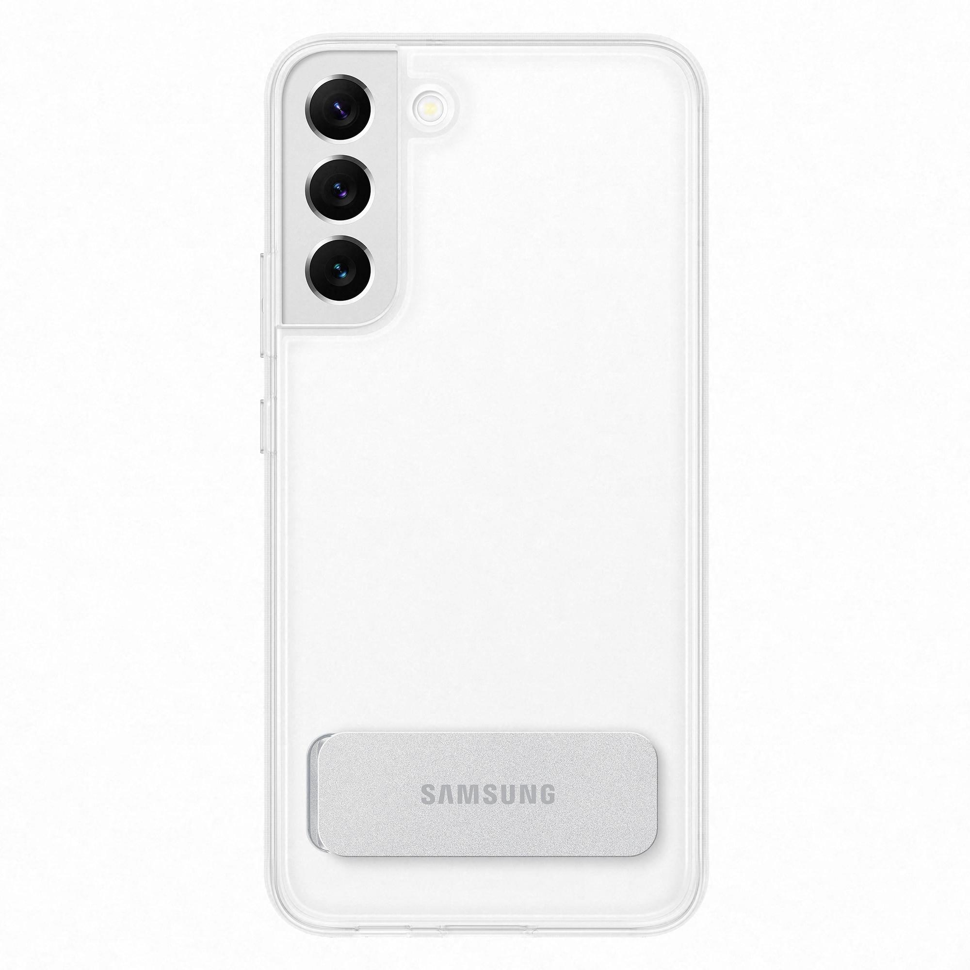 EF-JS906C Clear Standing Cover für Galaxy S22+, Transparent Handyhülle