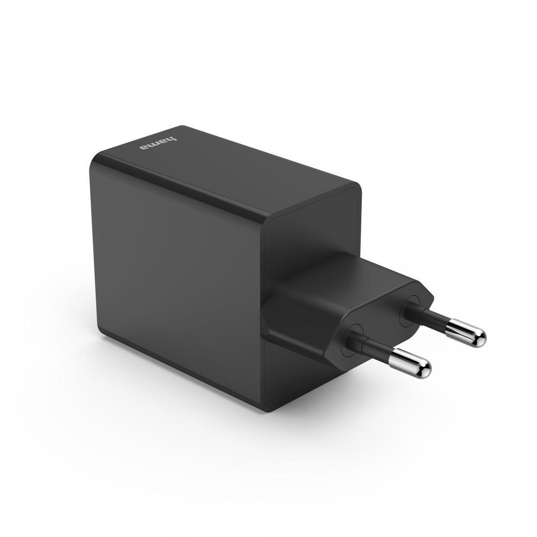 Schnellladegerät, 1x USB-C PD, 3x USB-A, Mini-Ladegerät, 35W, Schwarz (00201990)