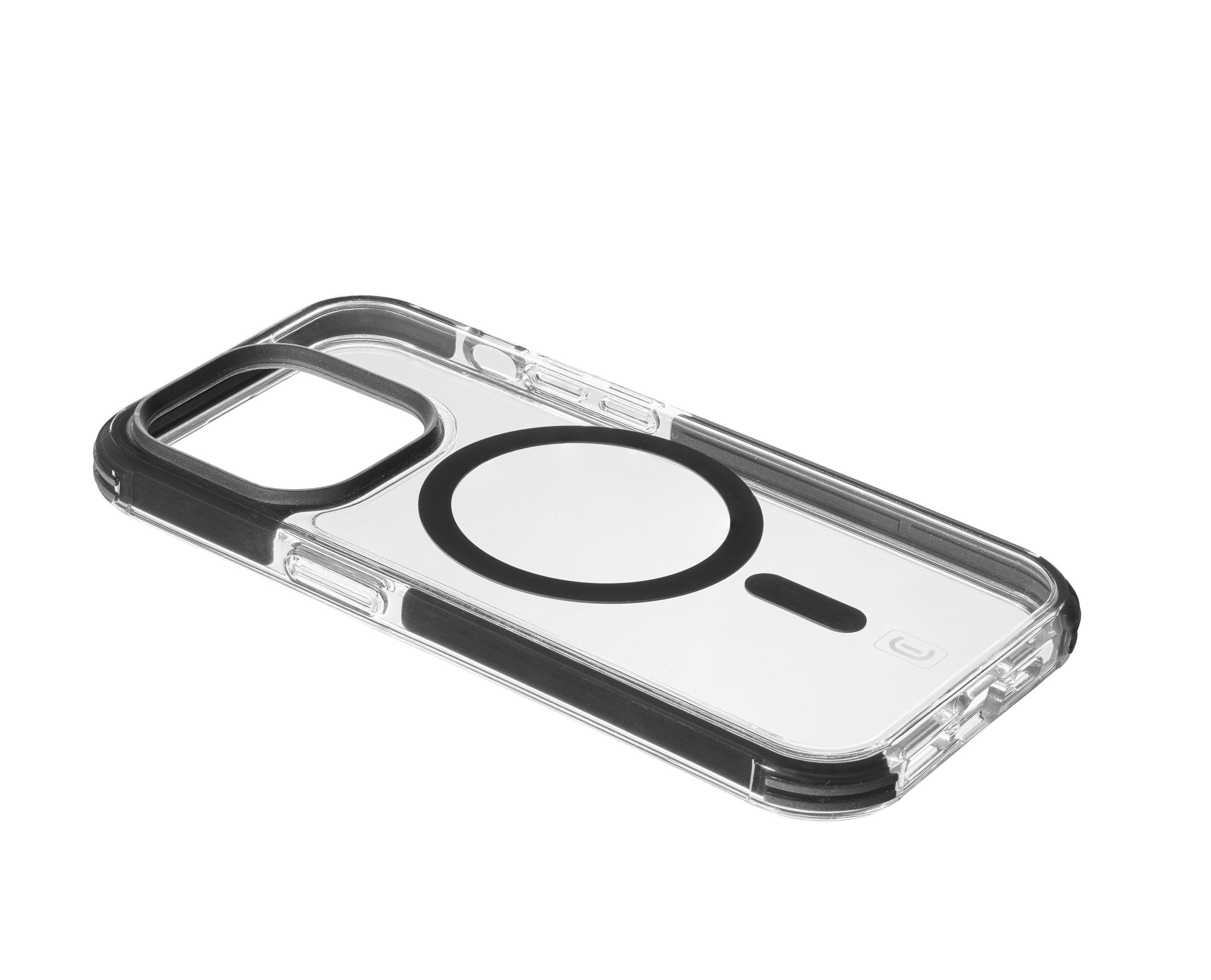 Strong Guard MagSafe Case Mag für Apple iPhone 15 Transparent/Schwarz Handyhülle