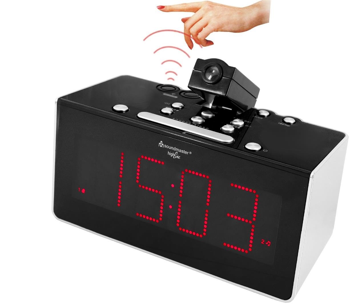 FUR 6005 schwarz Radiowecker