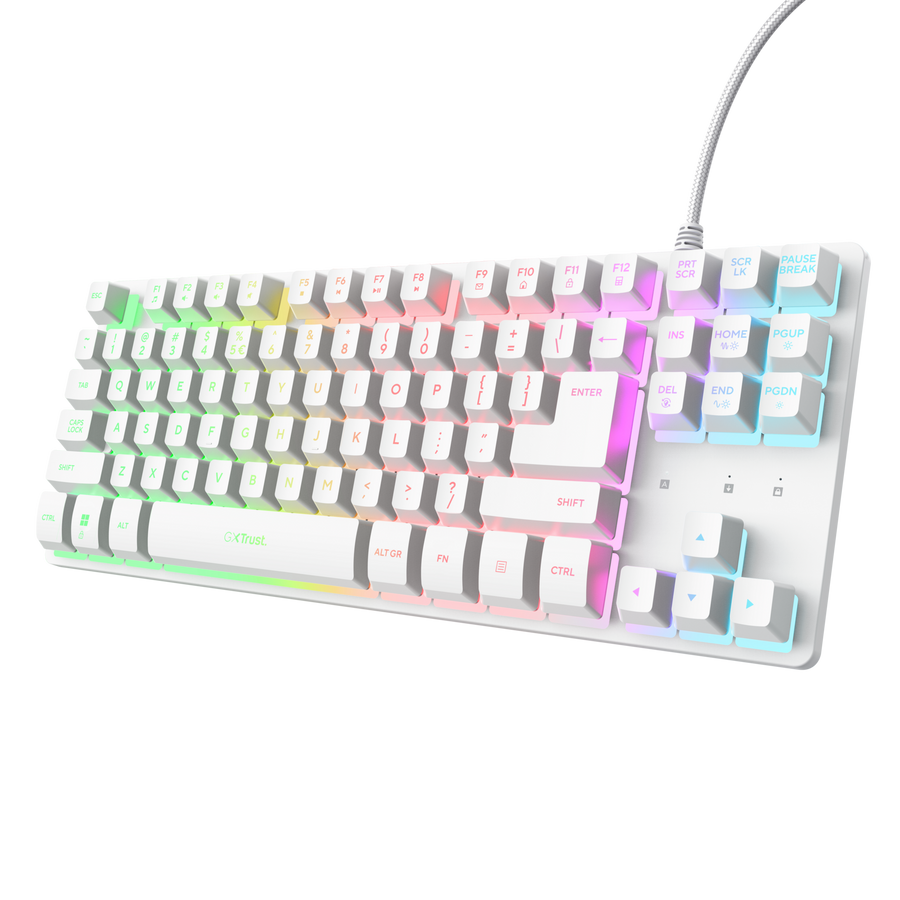 GXT833PS Thado Tastatur mit TKL-Beleuchtung, Weiß DE Gaming-Tastatur