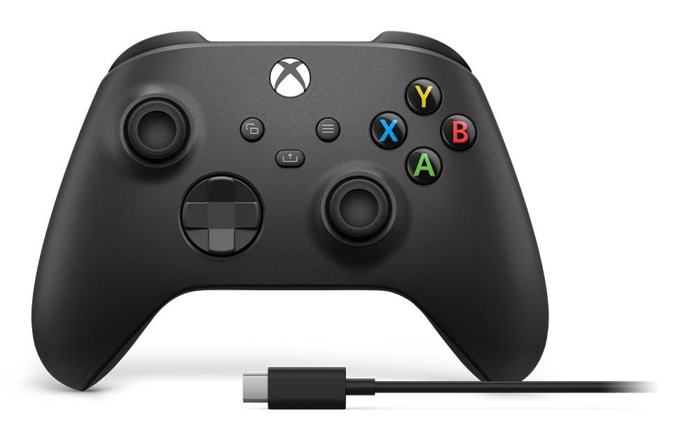Xbox Wireless Controller Carbon Blackinklusive USB-C Kabel - Xbox Series X|S/Xbox One/Windows