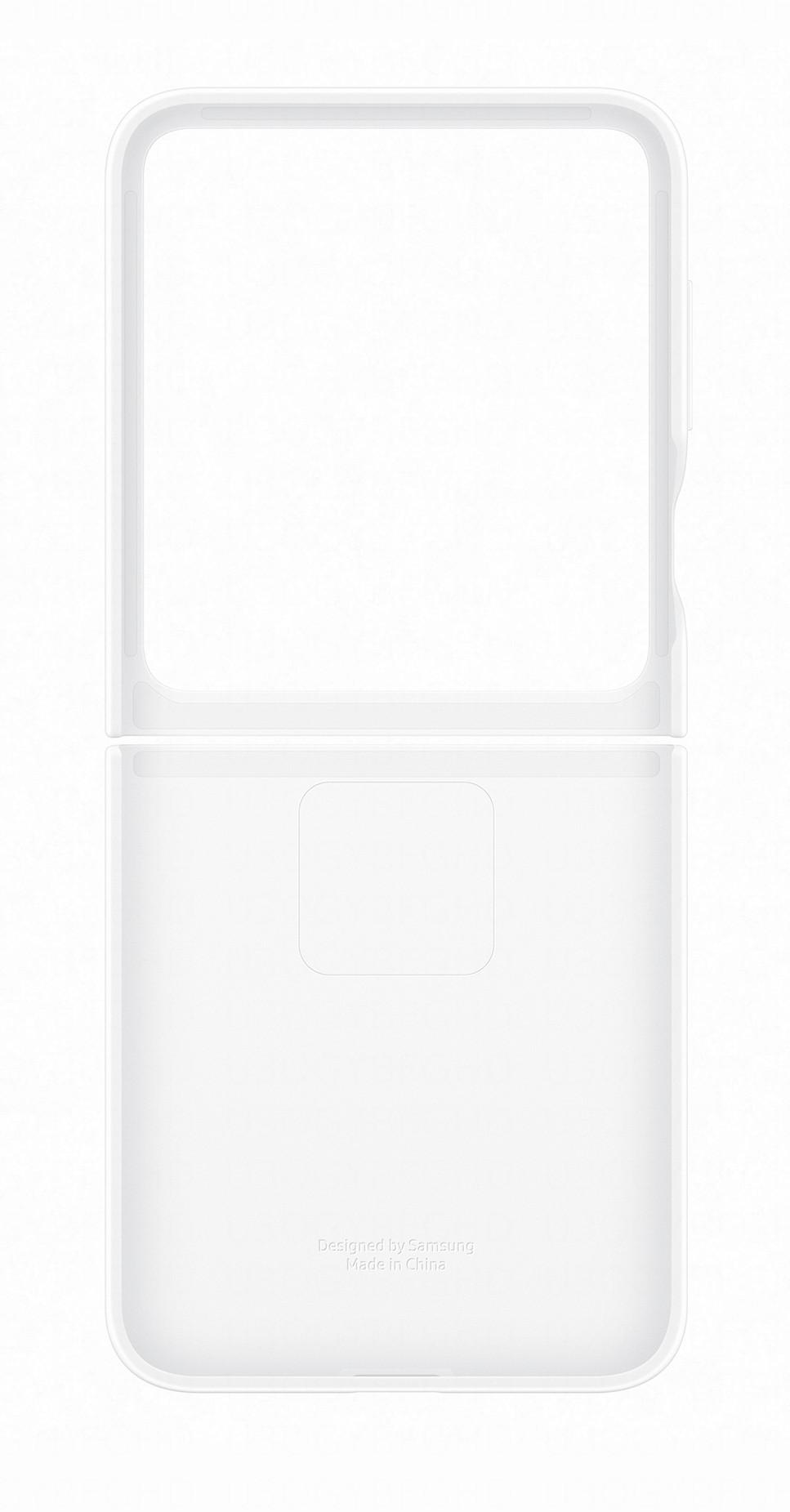 Galaxy Z Flip7 FE Silicone Case White Handyhülle