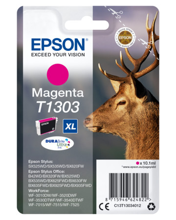 Tintenpatrone C13T13034012 XL Hirsch magenta