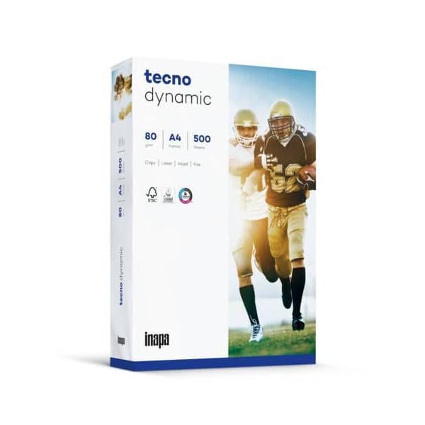 dynamic A4, 80 g/qm, Weiß, 500 Blatt Druckerpapier