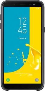 Dual Layer Cover für Galaxy J6 (2018), schwarz Handyhülle