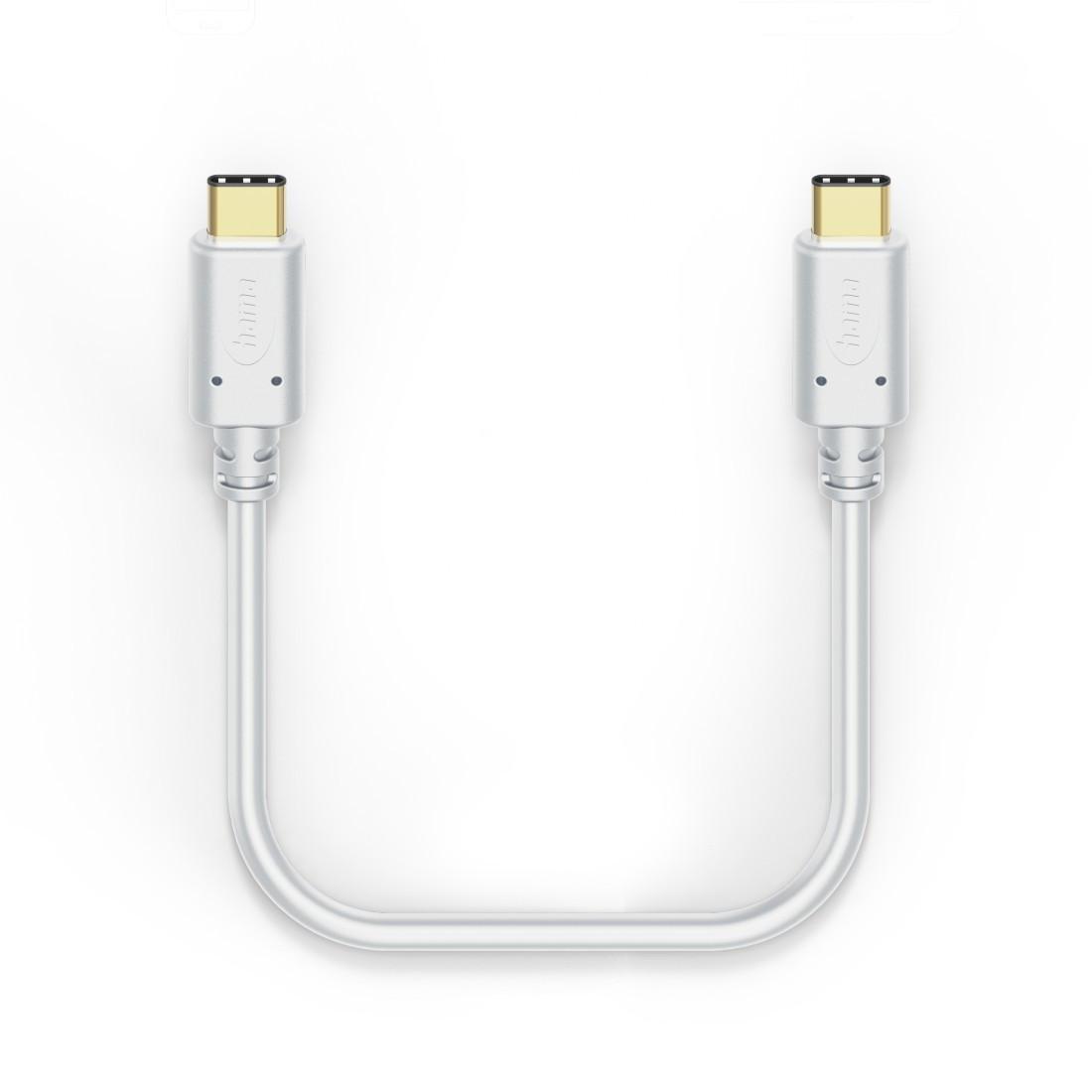 Ladekabel, USB-C - USB-C, 1,5 m, Weiß (00201592)
