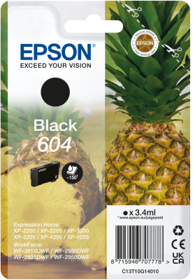 604 Ananas schwarz Druckerpatrone