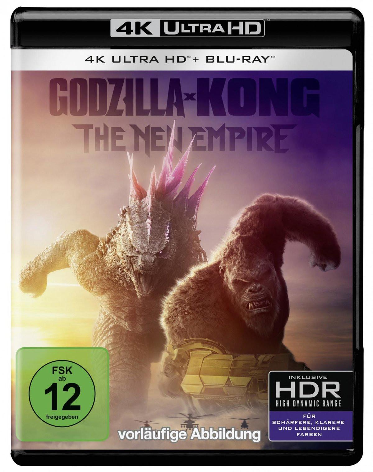 4K Ultra HD Blu-ray Godzilla x Kong: The New Empire (4K Ultra HD) + (Blu-ray)