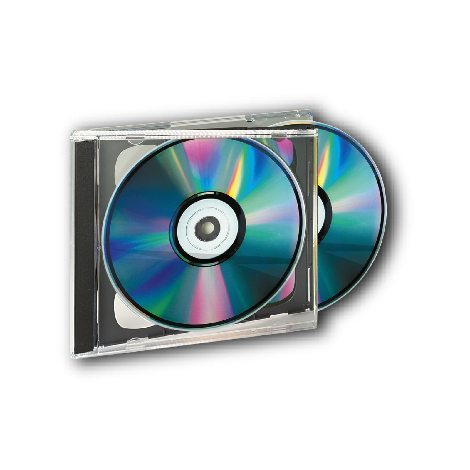 CD/DVD Double Jewel Case, 5er Pack (31702)