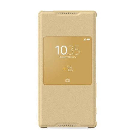 Smartphone-Cover SCR-42 für Xperia Z5 gold