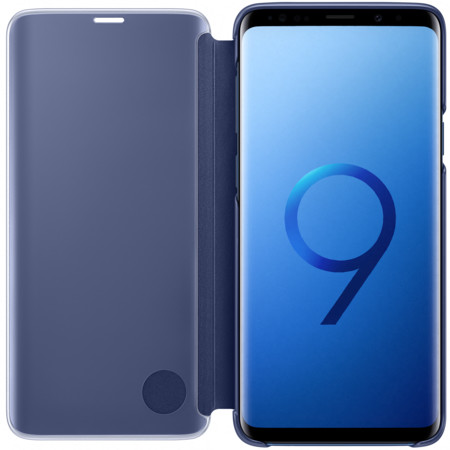 EF-ZG965 Clear View Standing Cover für Galaxy S9 + blau