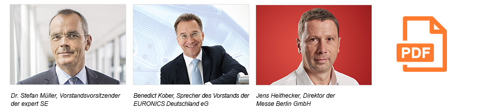 Pressematerial: Kooperationsmesse exper und Euronics