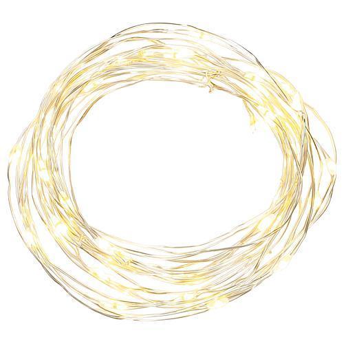 Micro LED-Lichterkette 40 LEDs warmweiß