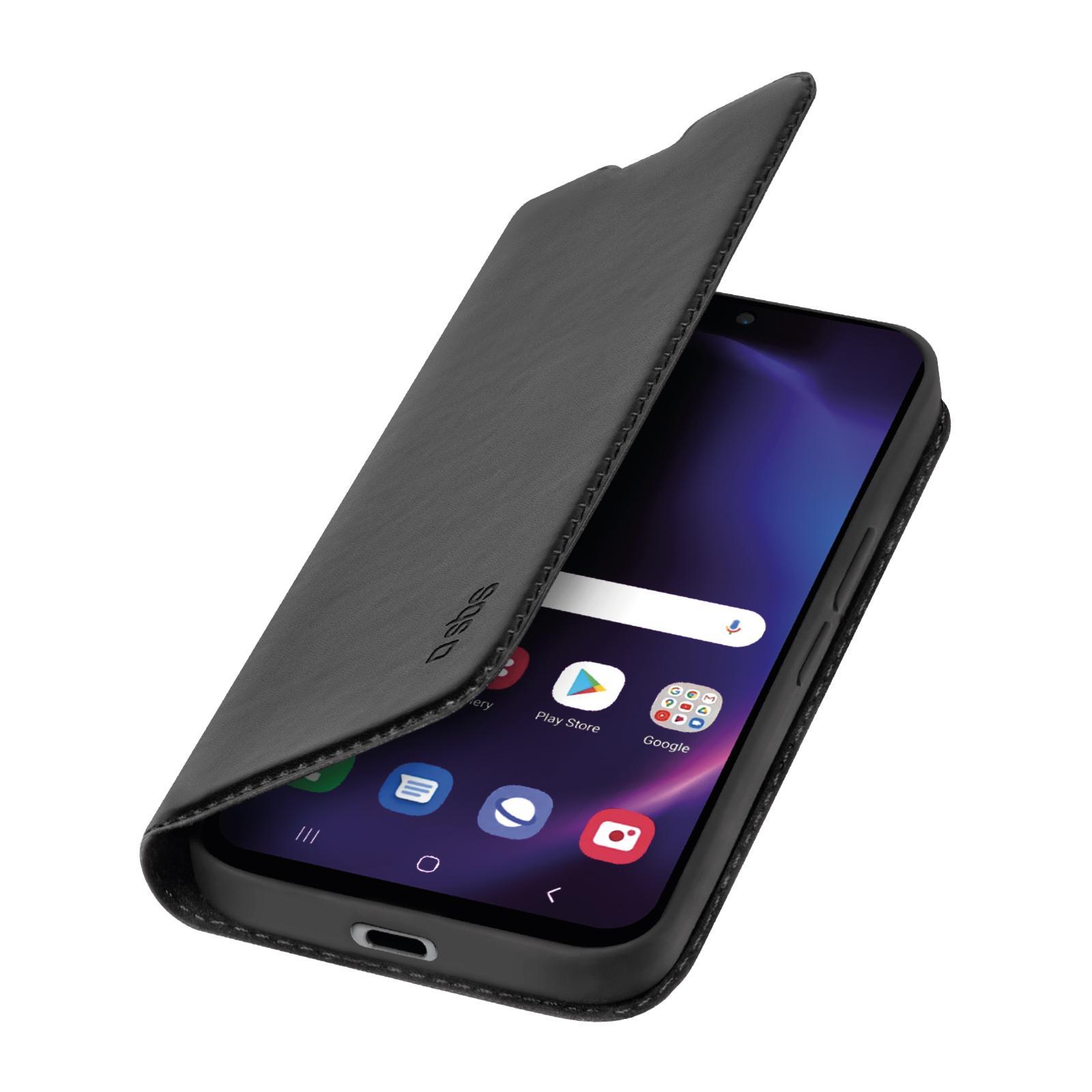 Bookcase Wallet Lite-Hülle für Samsung Galaxy S24+, Schwarz