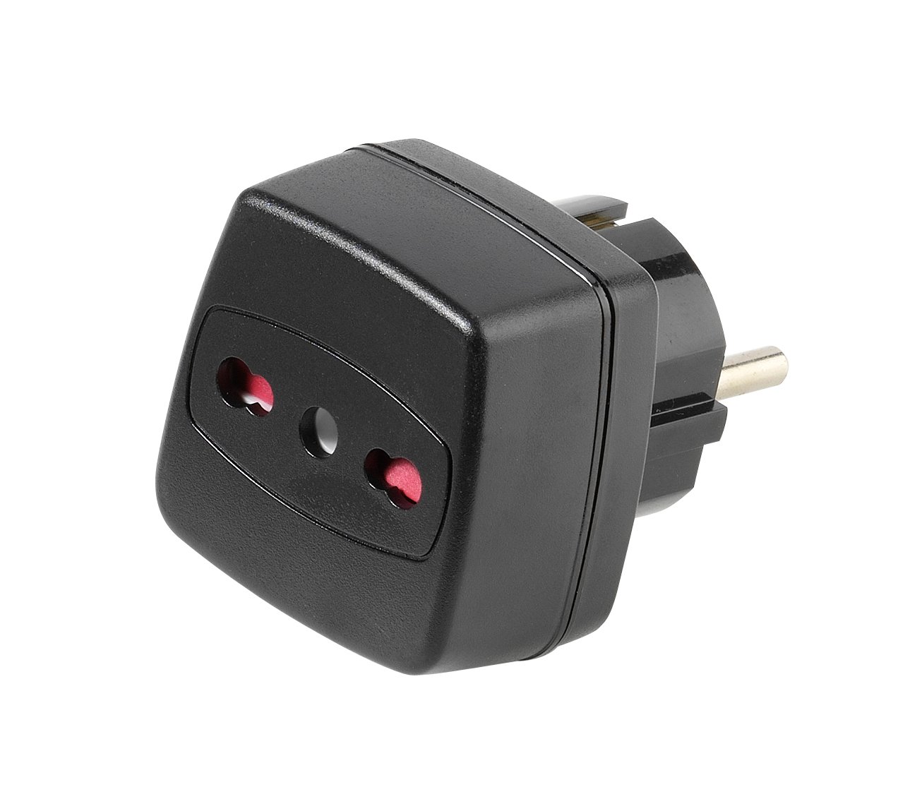 Reisestecker Italien, Italien Buchse - Schuko Stecker (28700)