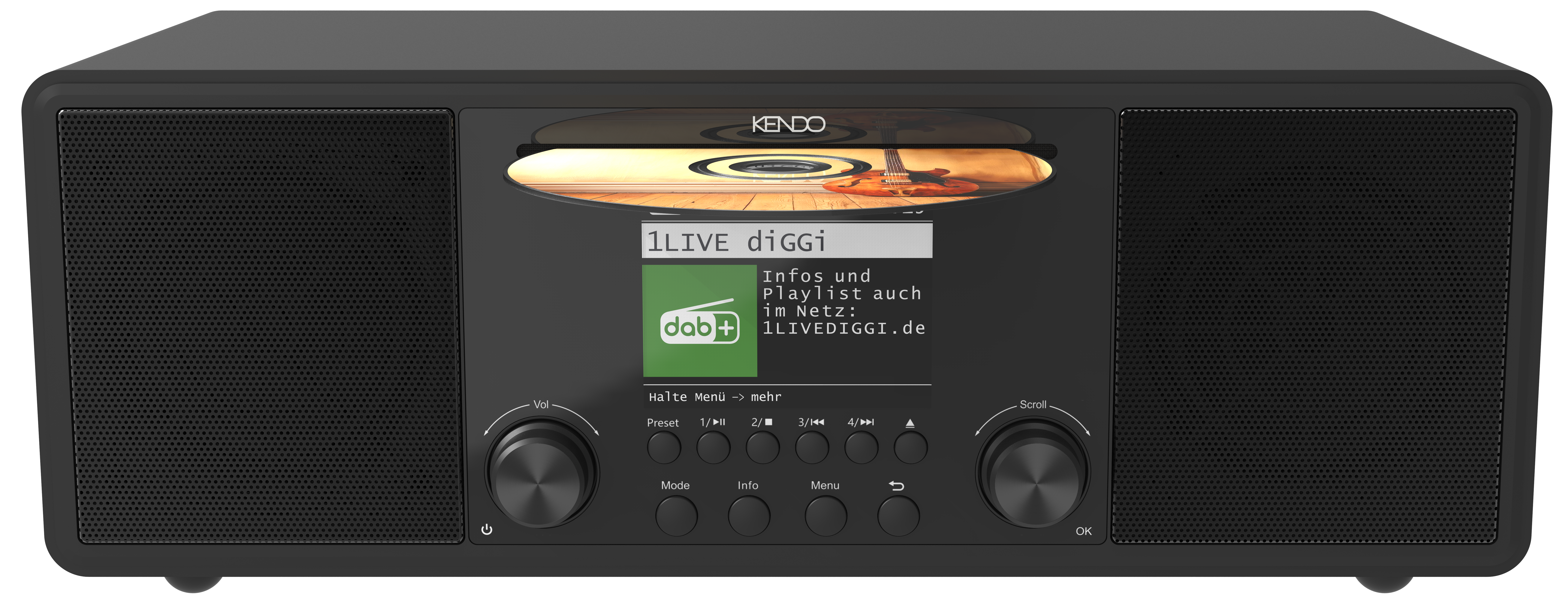 DAB+ Internetradio mit CD-Player IR DAB Radio+ XL 25EX