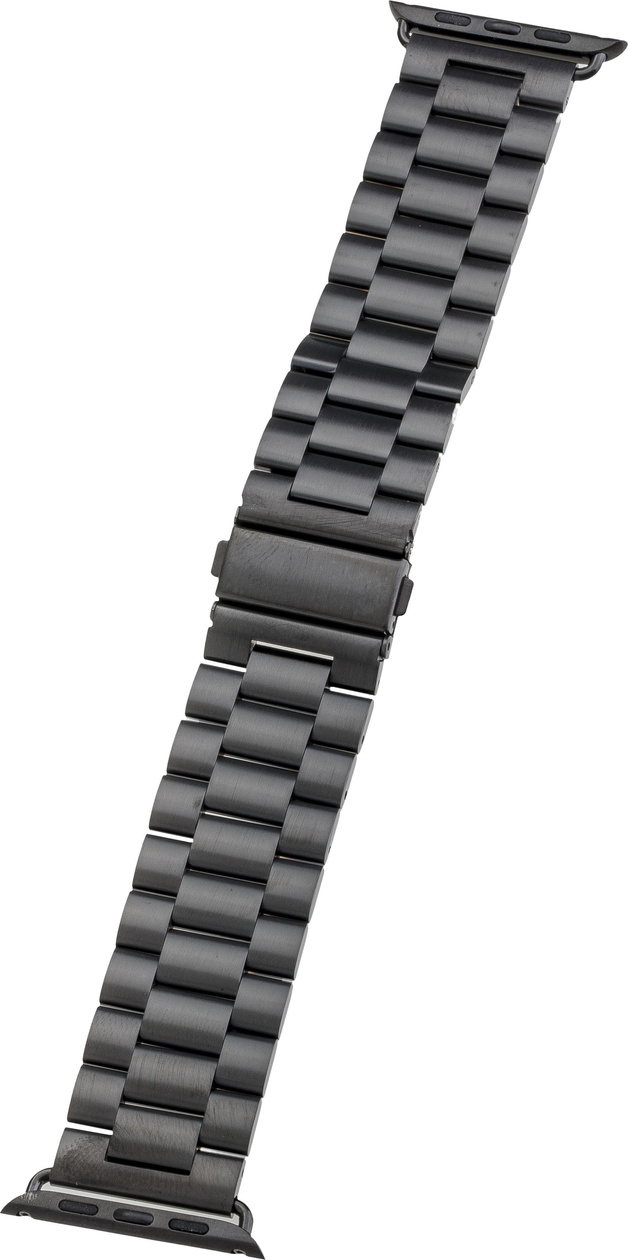 Watch Band für Apple Watch Ultra 49mm, Watch 45/44mm (Series 4-9), 42mm (Series 1-3) Stainless Black (17257)