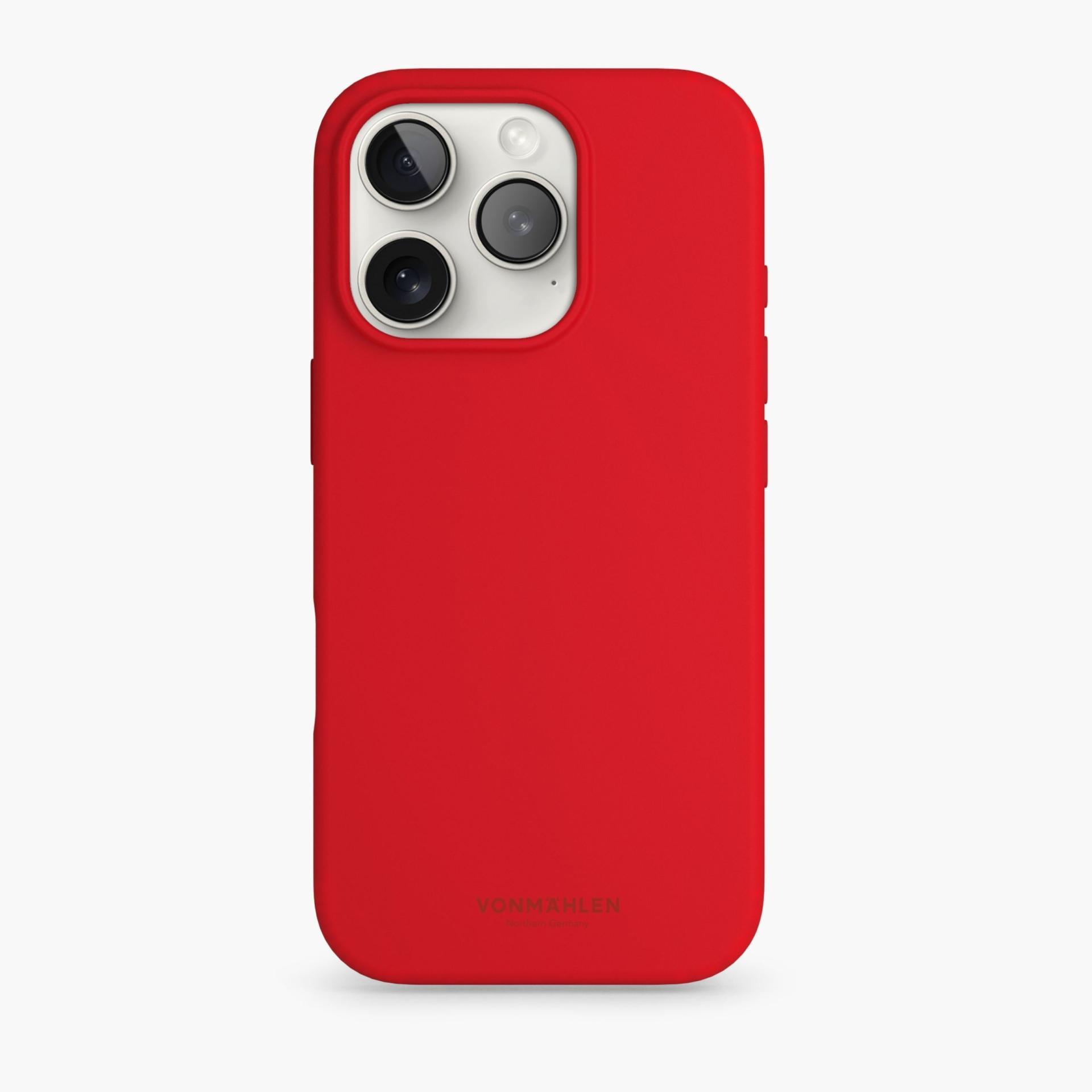 Soft Silicone Case - Schutzhülle aus Silikon, MagSafe kompatibel iPhone 16 Pro Max, Firecracker Handyhülle