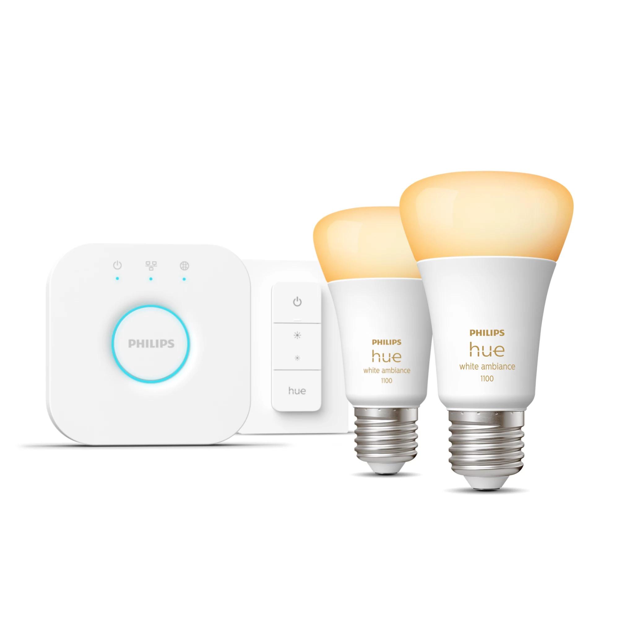 Starter-Set: E27 Lampe A60 Doppelpack + Dimmschalter (00212817)