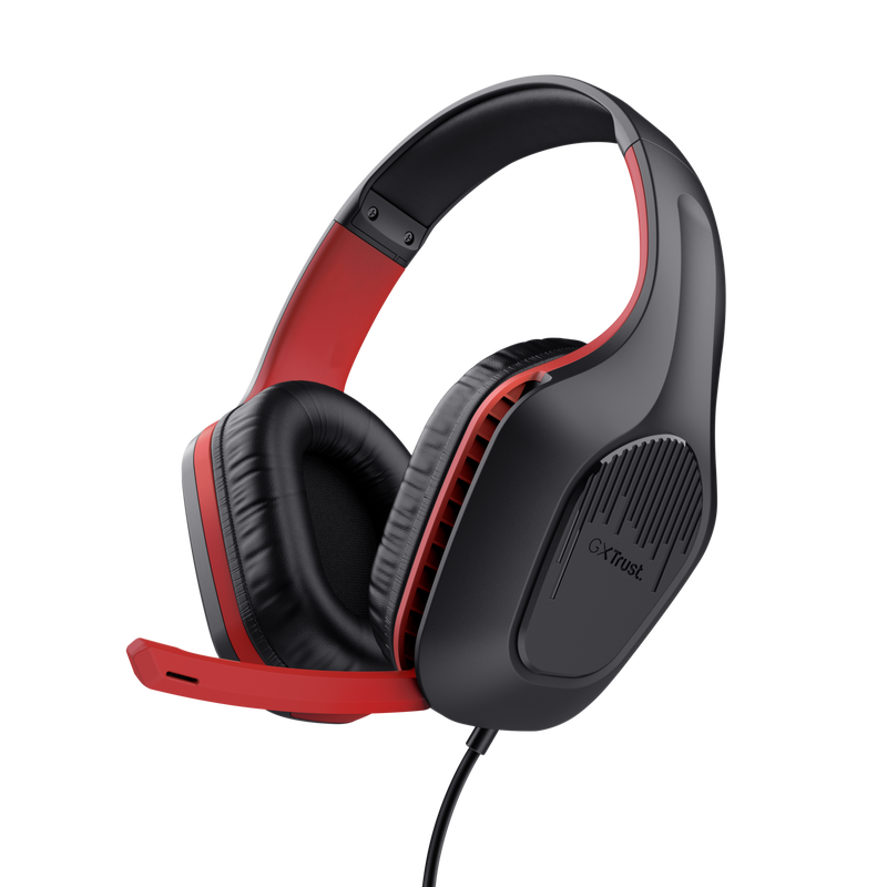 Gaming-Headset GXT 415 Zirox (24995), Switch, Schwarz/Rot
