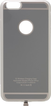 14992 Qi Wireless Charger Cover Power für Apple iPhone 6 Plus dark gray