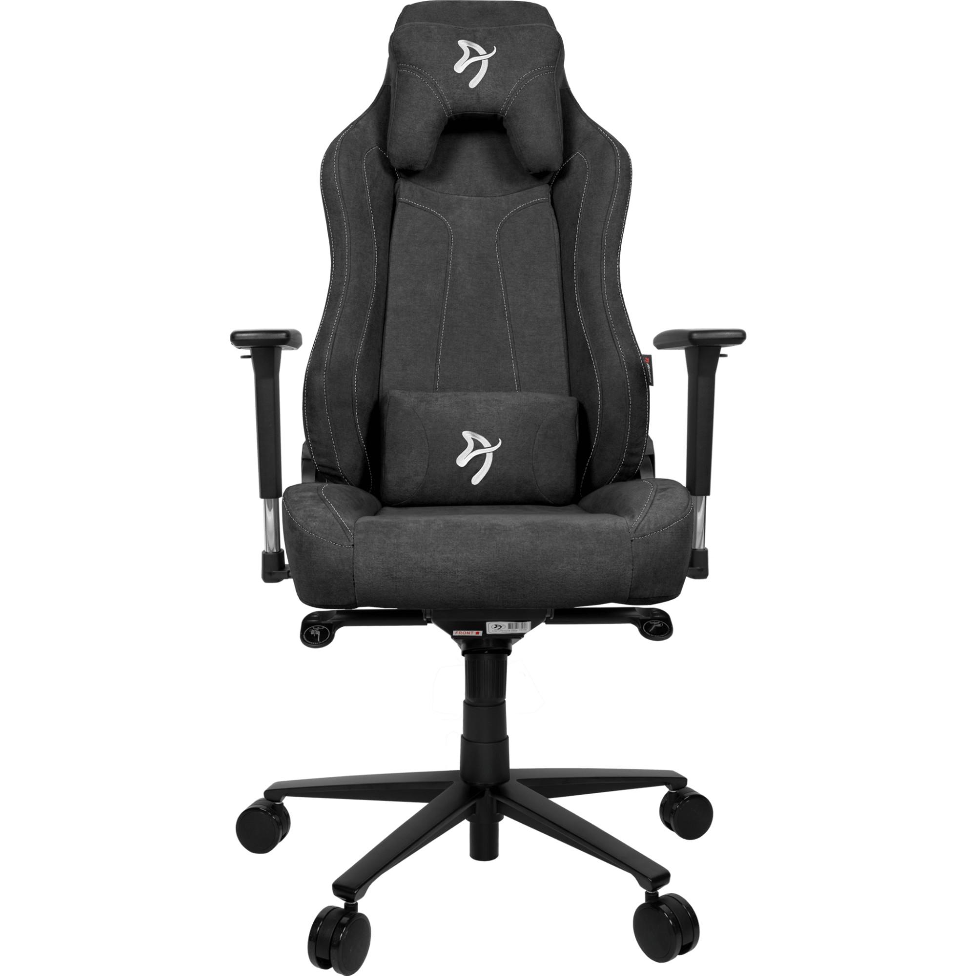 Vernazza Soft Fabric Gaming-Stuhl, Dark Grey
