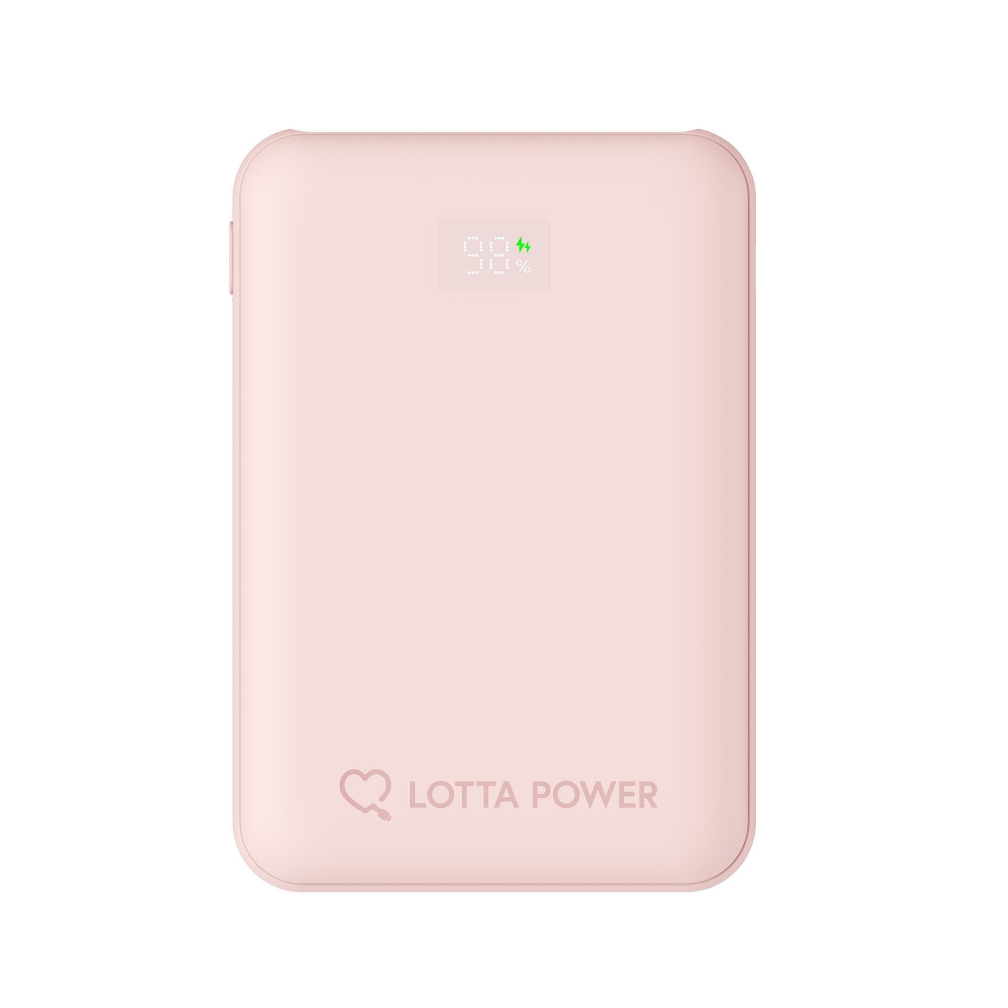 Powerbank mini 10.000 mAh Rosé