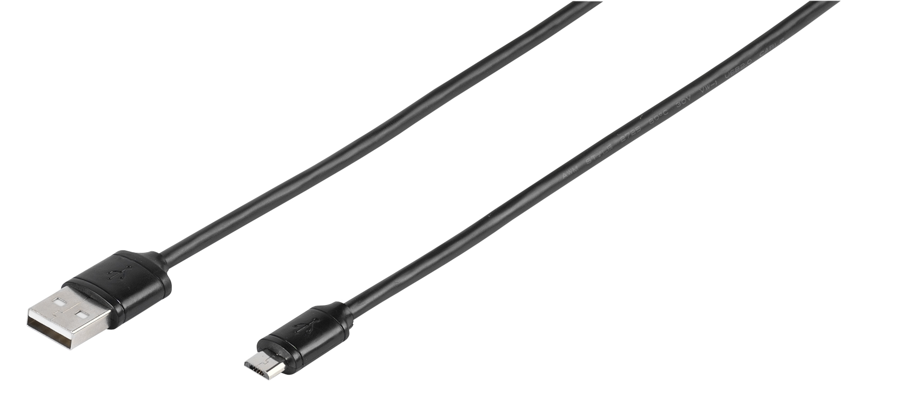 Micro-USB Daten- und Ladekabel, 1m (35815)