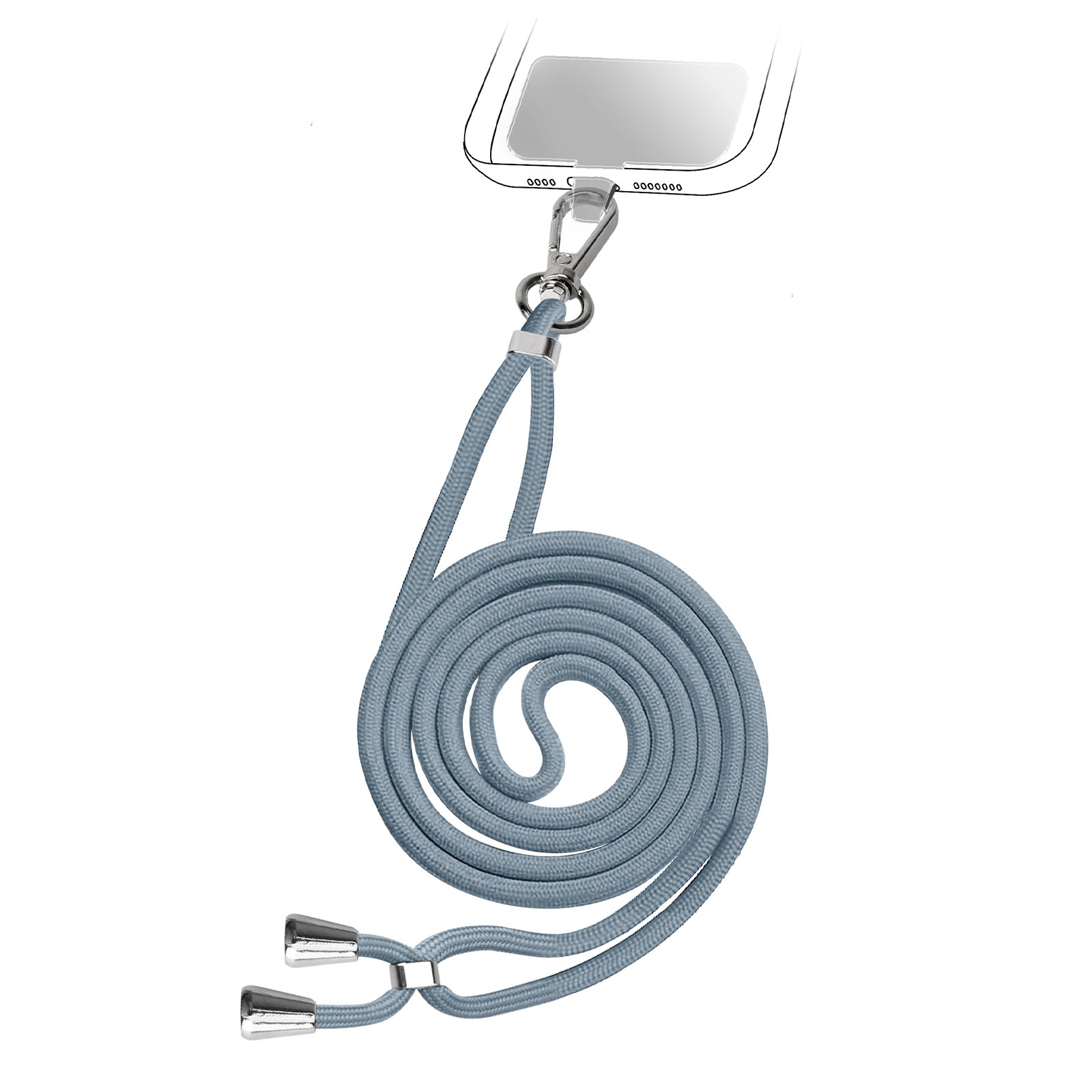 Smartphone-Halteband Grau