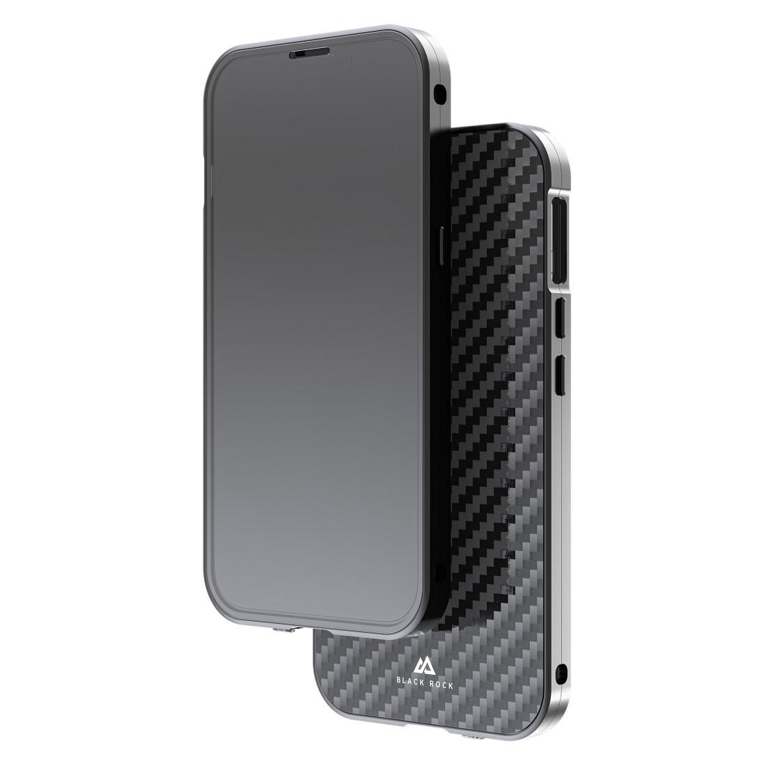 Cover "360° Glass" für Apple iPhone 14, Real Carbon (00215152)