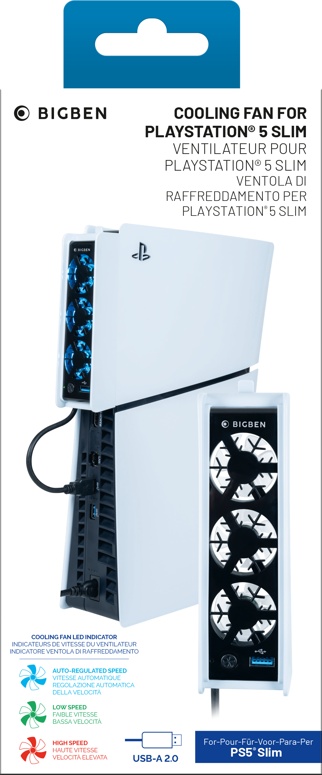 Lüfter [white/black] für PS5 Slim