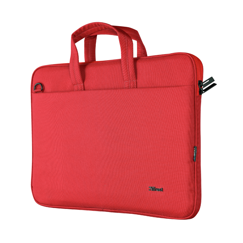 Bologna Slim Laptop Bag 16 Zoll Eco - rot Laptop-Tasche