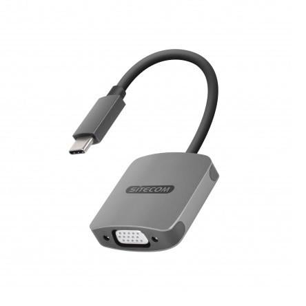 Adapter "CN-371", USB-C 3.1-Stecker auf VGA-Buchse, Schwarz (00190968)