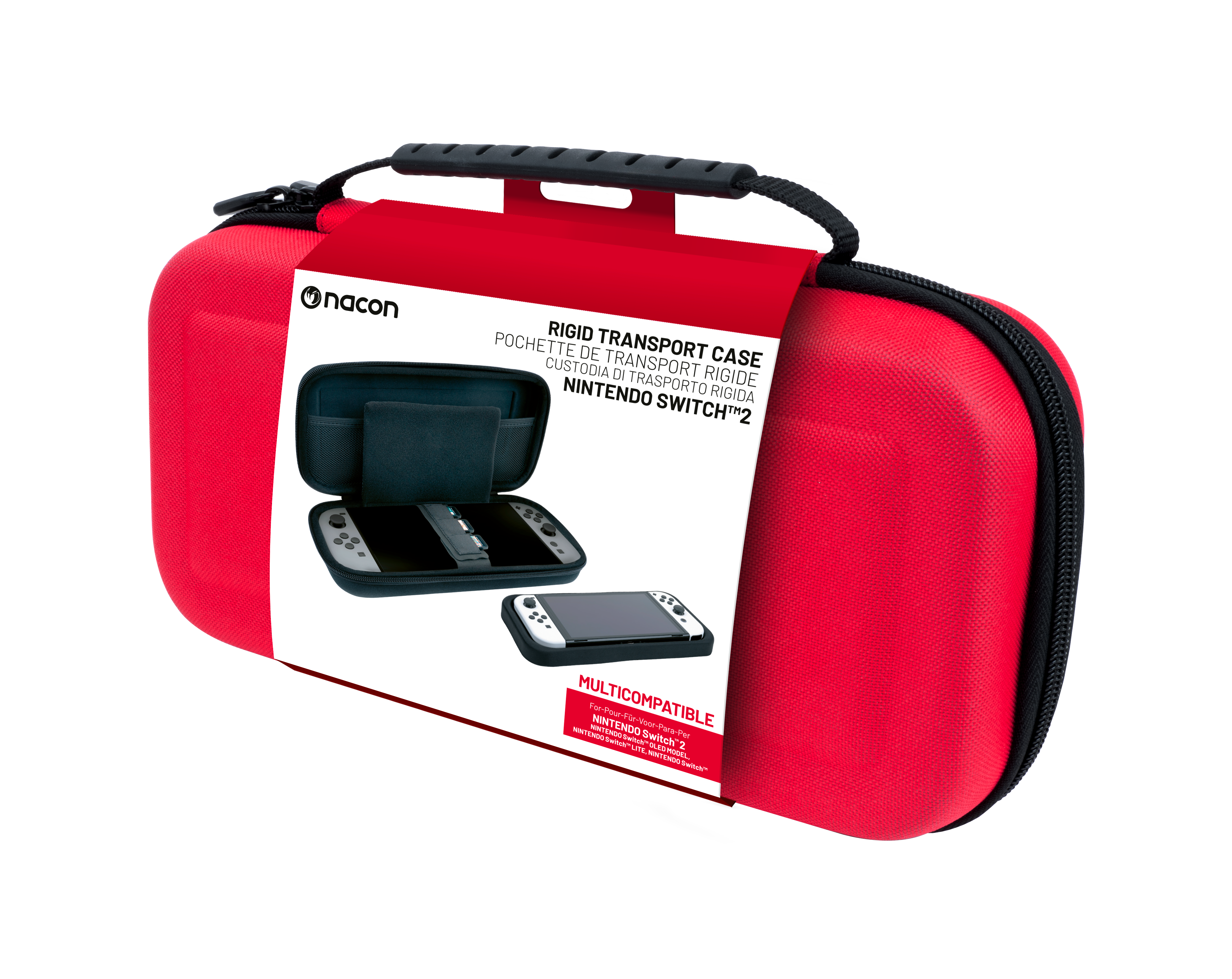 Nintendo Switch 2 Tasche Classic, Rot, Größe L