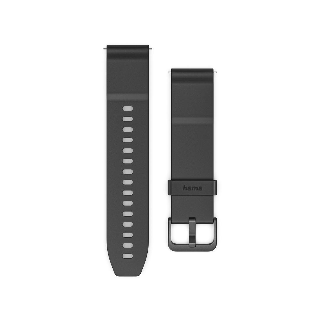 Bezahlarmband, NFC, kontaktlos bezahlen, für Uhr/Smartwatch, 20 mm, Schwarz (00178657)