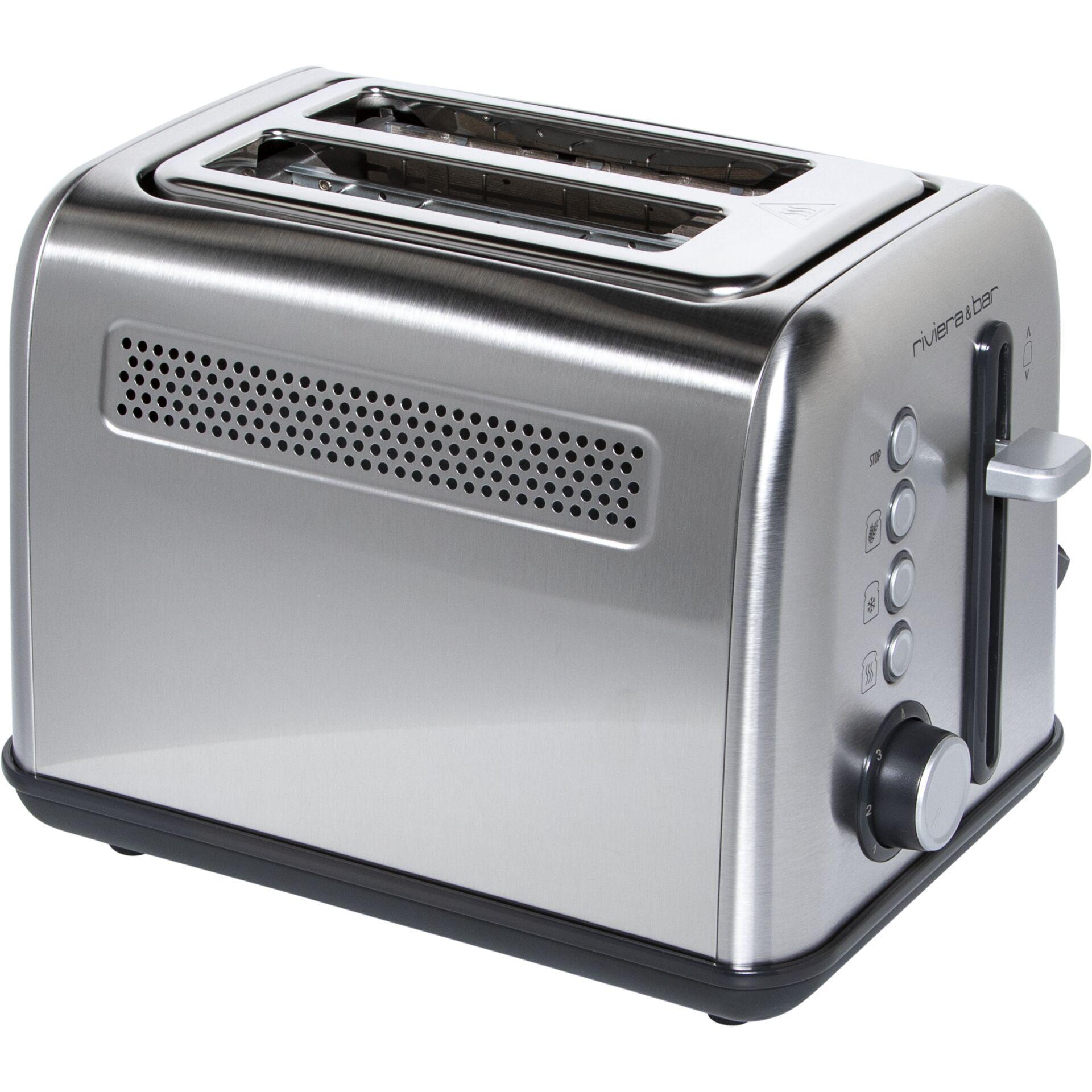 Stainless Steel 2 short slots Toaster