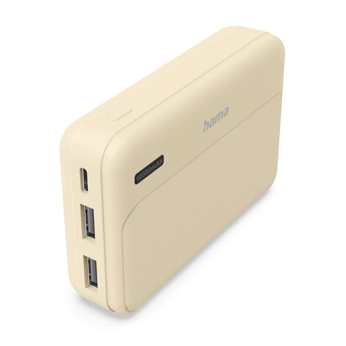 Power Pack "Pocket 10", 10000mAh, Ausgänge: 2x USB-A, Sand (00201773)