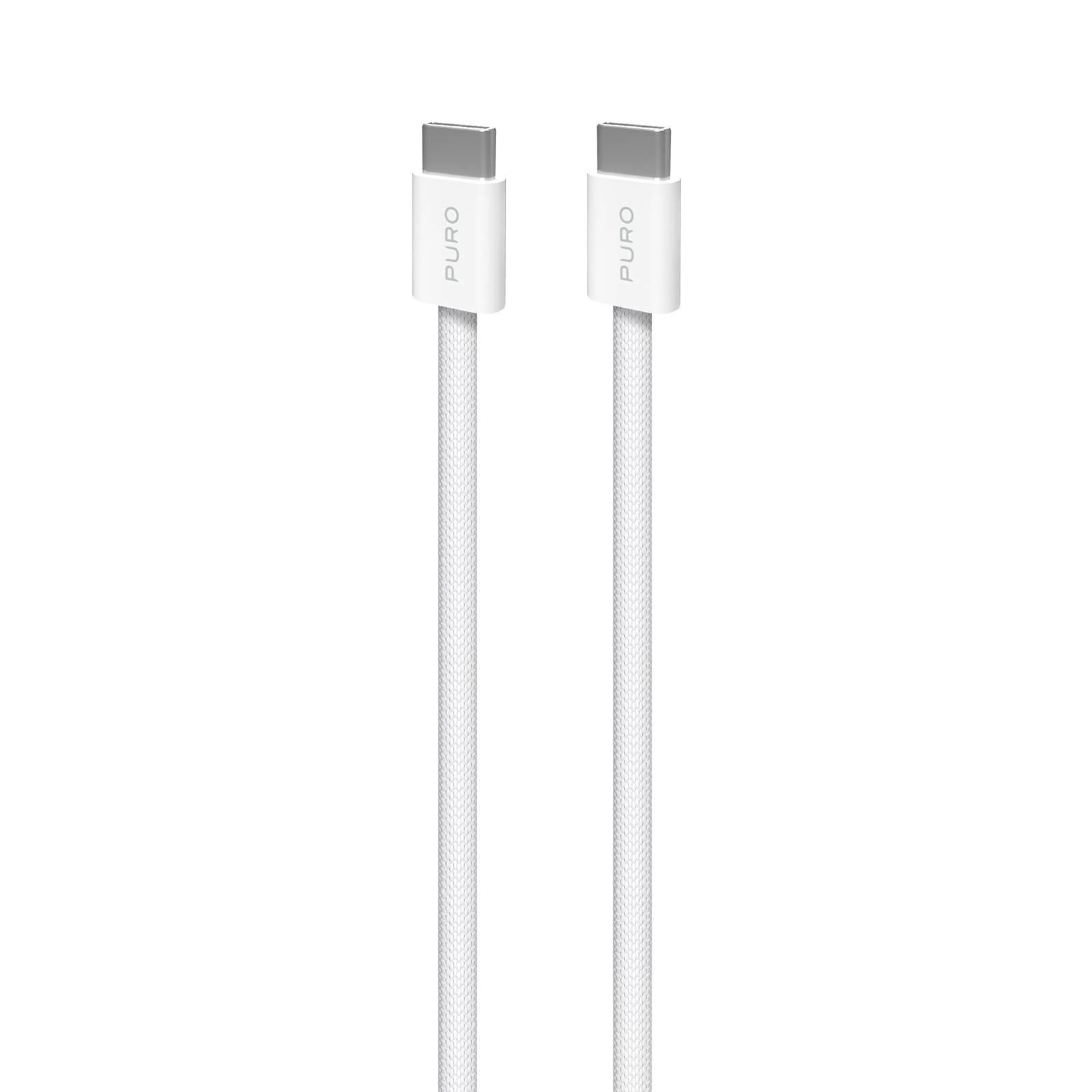 Fabrik 2.0 60W USB-C to USB-C Charging and Sync Cable 1.5m, Weiß