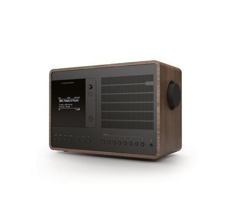 DAB Radio Super Connect walnuß schwarz
